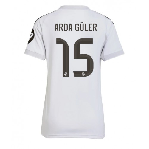 Real Madrid Arda Guler #15 Hemmatröja Kvinnor 2025-26 Kortärmad Real Madrid Arda Guler #15 Hemmatröja Kvinnor 2025-26 Kortärmad